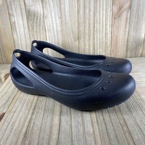 Crocs Kadee Women's Size 9 Ballet Flats Black Comfort Casual Shoes